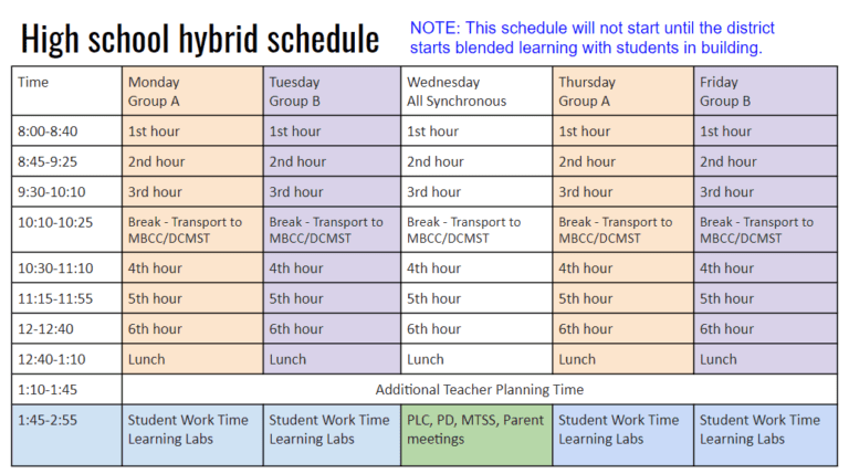 Return to In-Person School
